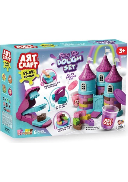 03737 Peri Masalı Hamur Seti 336 Gr. -Fentoys Kız Erkek Çocuk Oyuncak Eğitici Oyuncaklar