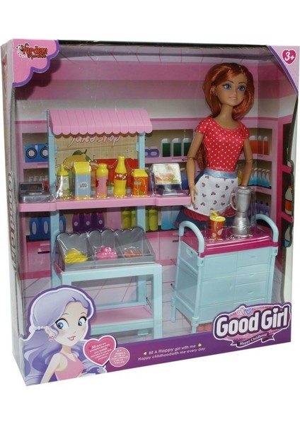 WG-115120 Kutulu 29CM Aksesuarlı Kafe Kız Erkek Çocuk Oyuncak Eğitici Oyuncaklar