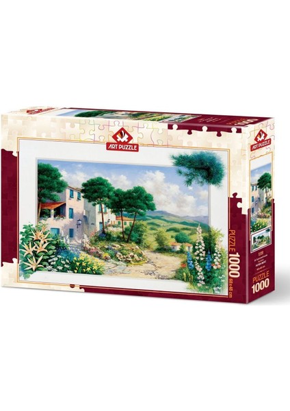 5180 Art Puzzle Yazlıkta 1000 Parça Puzzle Kız Erkek Çocuk Oyuncak Eğitici Oyuncaklar