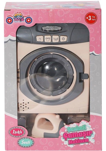 40302 Sesli ve Işıklı Çamaşır Makinesi Kız Erkek Çocuk Oyuncak Eğitici Oyuncaklar
