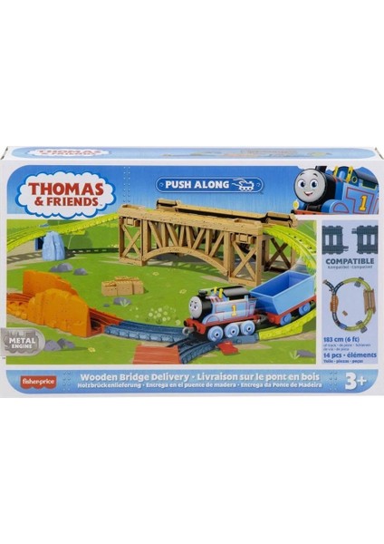 HGY82 Thomas ve Arkadaşları - Tren Seti (Sür-Bırak) Kız Erkek Çocuk Oyuncak Eğitici Oyuncaklar