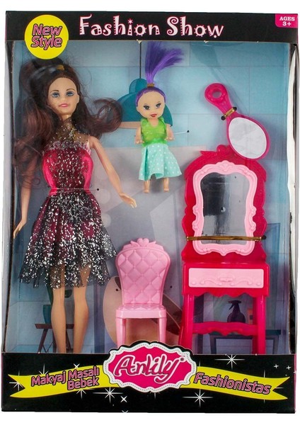 Anlily Makyaj Masalı Modacı Bebek Kız Erkek Çocuk Oyuncak Eğitici Oyuncaklar fiyatları