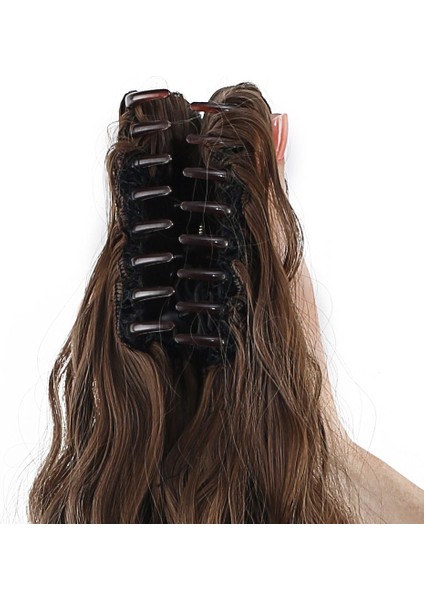 Tokalı Kabarık Dalgalı At Kuyruğu / Kumral indirimleri