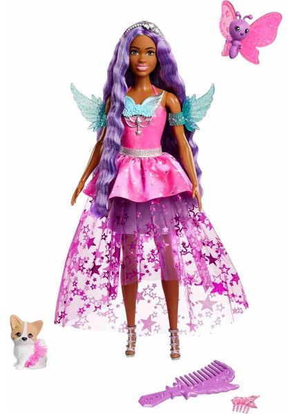 Barbie Sihirli Dokunuş Peri Masalı Elbiseli Bebek HLC31 Kız Erkek Çocuk Oyuncak Eğitici Oyuncaklar modelleri