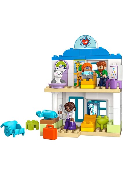 LEGO Duplo Kasabası Ilk Doktor Ziyareti 10449 Kız Erkek Çocuk Oyuncak Eğitici Oyuncaklar