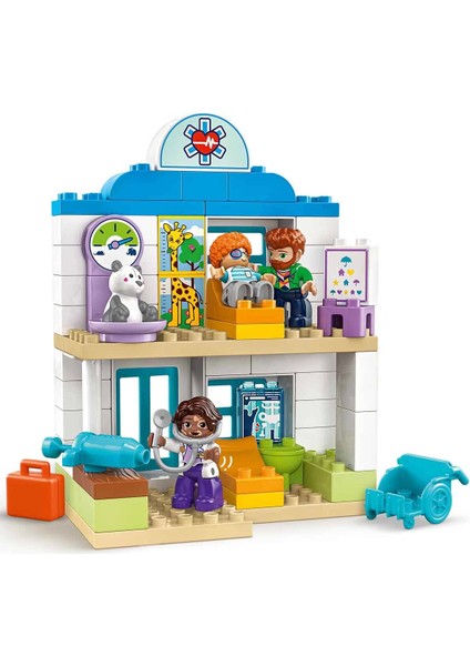 LEGO Duplo Kasabası Ilk Doktor Ziyareti 10449 Kız Erkek Çocuk Oyuncak Eğitici Oyuncaklar fiyatları