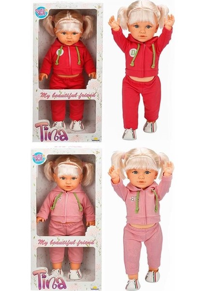 Tina Sporty Bebek 45CM.1ADET Kız Erkek Çocuk Oyuncak Eğitici Oyuncaklar