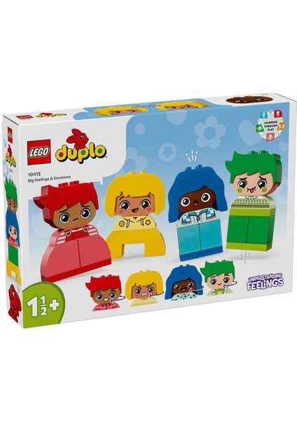 10415 Lego® Duplo® Duygularım 23 Parça +1,5 Yaş Kız Erkek Çocuk Oyuncak Eğitici Oyuncaklar