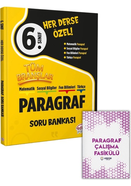 6. Sınıf Tüm Branşlar Paragraf Soru Bankası