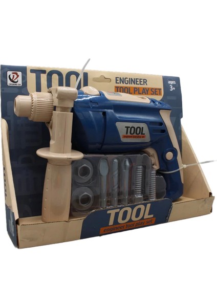 Kutulu Pilli Matkap Kız Erkek Çocuk Oyuncak Eğitici Oyuncaklar