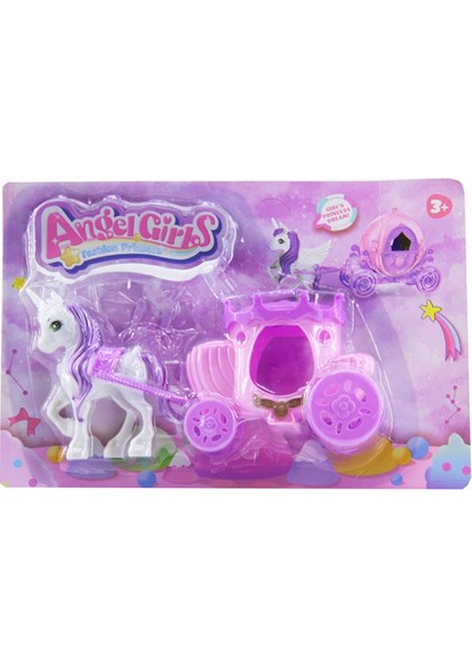 Unicorn Prenses Faytonu Kız Erkek Çocuk Oyuncak Eğitici Oyuncaklar