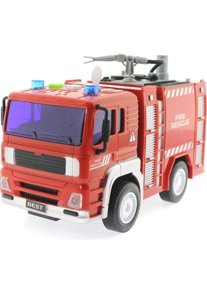 Su Püskürten Sesli ve Işıklı Itfaiye Kız Erkek Çocuk Oyuncak Eğitici Oyuncaklar