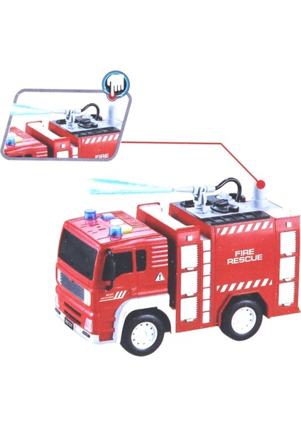 Su Püskürten Sesli ve Işıklı Itfaiye Kız Erkek Çocuk Oyuncak Eğitici Oyuncaklar modelleri