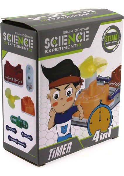 Eğlenceli Deney Setim Zamanlayıcı 4 In 1 Kız Erkek Çocuk Oyuncak Eğitici Oyuncaklar modelleri