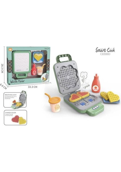 Waffle Makinesi Seti Kız Erkek Çocuk Oyuncak Eğitici Oyuncaklar