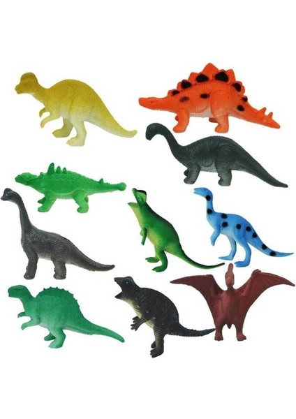 S00000705 Dinozorlar Dünyası Kçk.poşet 3AST. -Sun Kız Erkek Çocuk Oyuncak Eğitici Oyuncaklar