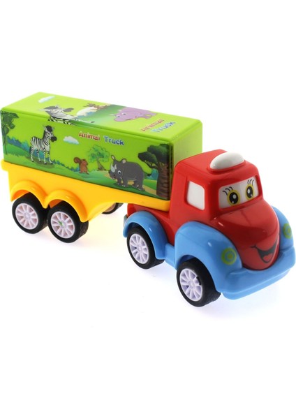 Çek Bırak Mini Sevimli Yeşil Tır Kız Erkek Çocuk Oyuncak Eğitici Oyuncaklar