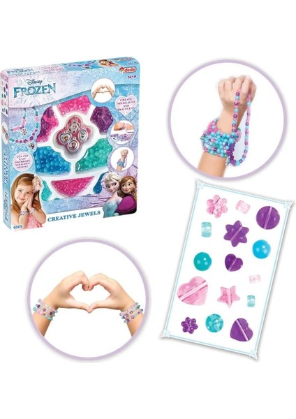 Frozen Takı Seti Tekli Kutu 03173 Kız Erkek Çocuk Oyuncak Eğitici Oyuncaklar