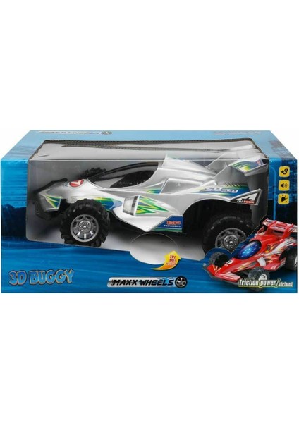 10099 Sesli ve Işıklı 3D Buggy Sürtmeli Araba Kız Erkek Çocuk Oyuncak Eğitici Oyuncaklar