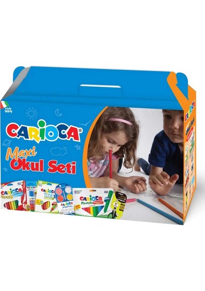 Carioca Maxi Okul Seti 42802 Kız Erkek Çocuk Oyuncak Eğitici Oyuncaklar