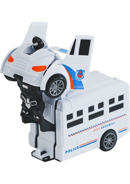 JKL-838 Robot Olan Otobüs -1ADET Stokta Olan Gönderilir Kız Erkek Çocuk Oyuncak Eğitici Oyuncaklar modelleri