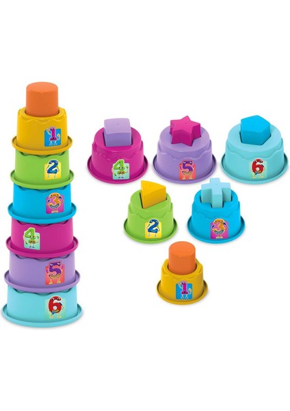 Dede Silindir Kule Bultak Kız Erkek Çocuk Oyuncak Eğitici Oyuncaklar