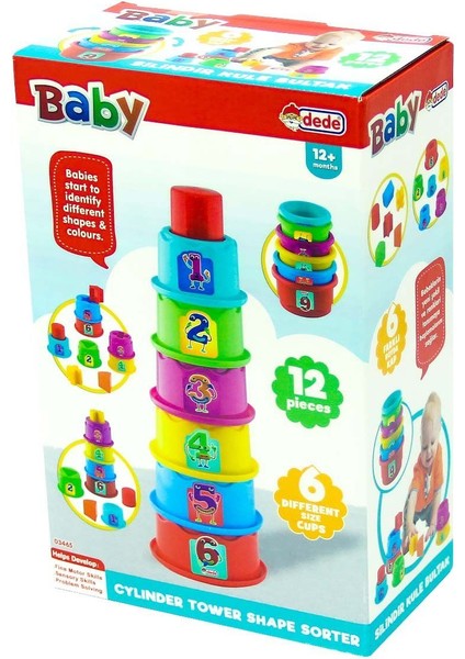 Dede Silindir Kule Bultak Kız Erkek Çocuk Oyuncak Eğitici Oyuncaklar fiyatları