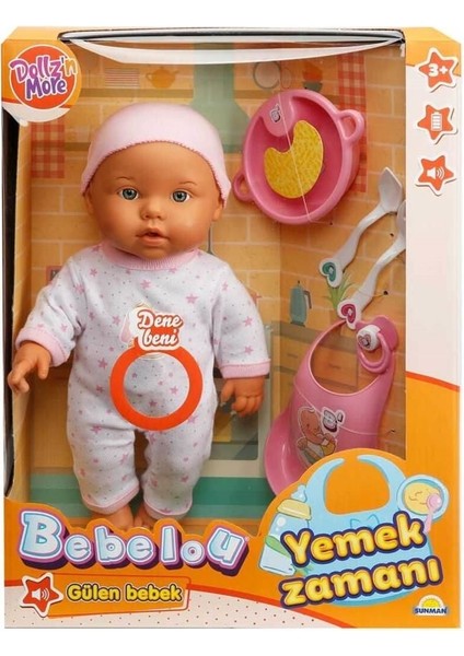 Bebelou Yemek Zamanı Sesli Bebek Kız Erkek Çocuk Oyuncak Eğitici Oyuncaklar fiyatları