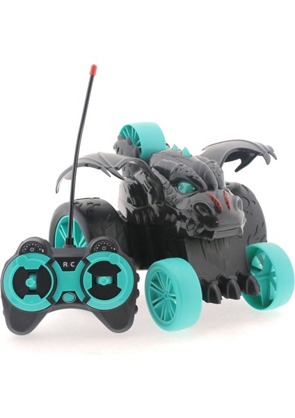 Uzaktan Kumandalı USB Şarjlı Ejderha Araba Yeşil Işıklı Kız Erkek Çocuk Oyuncak Eğitici Oyuncaklar