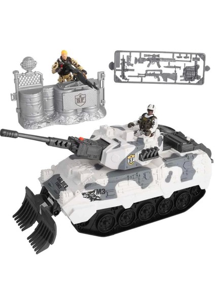 Sesli ve Işıklı Soldier Force Kar Tankı Oyun Seti Kız Erkek Çocuk Oyuncak Eğitici Oyuncaklar
