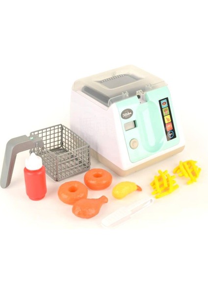 LC-30996 Dokunmatik Ekranlı Işıklı ve Sesli Oyuncak Fritöz Kız Erkek Çocuk Oyuncak Eğitici Oyuncakla fiyatları