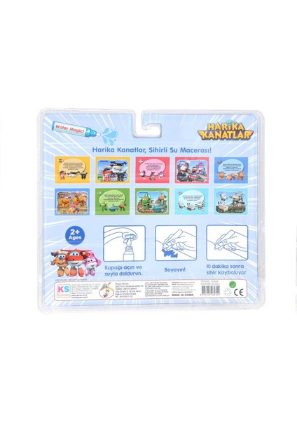 BK006 Gepettoys,harika Kanatlar Sihirli Boyama Kitabı Kız Erkek Çocuk Oyuncak Eğitici Oyuncaklar fiyatları