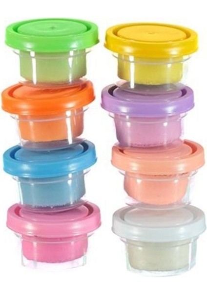 Dede 8'li Silindir Oyun Hamuru Seti - 03296 Kız Erkek Çocuk Oyuncak Eğitici Oyuncaklar