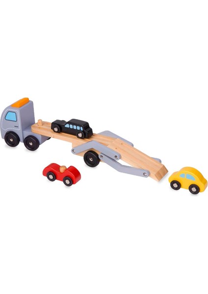 Classic World Ahşap Araç Taşıyıcı Tır Kız Erkek Çocuk Oyuncak Eğitici Oyuncaklar modelleri