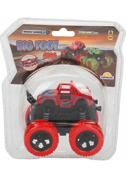 Maxx Wheels Big Foot 4x4 Sürtmeli Araba -86841 - 1ADET Stokta Olan Gönderilir Kız Erkek Çocuk Oyunca modelleri