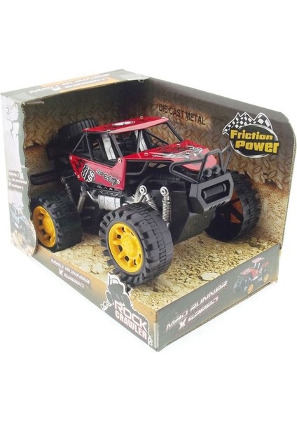Rock Crawler Metal Büyük Sürtmeli Arazi Aracı Kırmızı Kız Erkek Çocuk Oyuncak Eğitici Oyuncaklar fiyatları