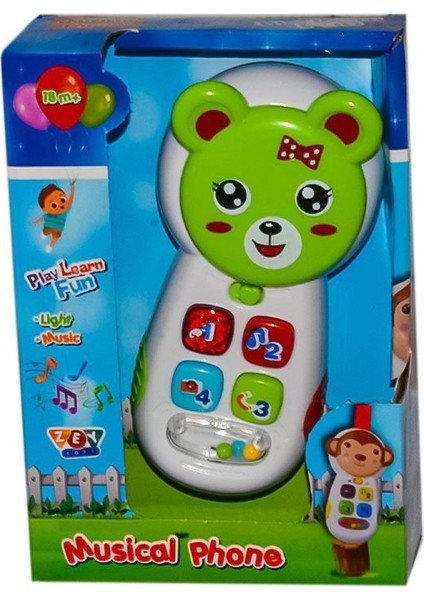 ZEY2023 Müzikli Telefon - Zeytoys Kız Erkek Çocuk Oyuncak Eğitici Oyuncaklar fiyatları
