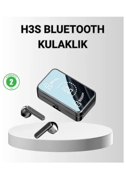 Ayna Ekranlı Bluetooth 5.1 Kablosuz Kulaklık – 3500 Mah Şarj Kutusu, Suya Dayanıklı modelleri
