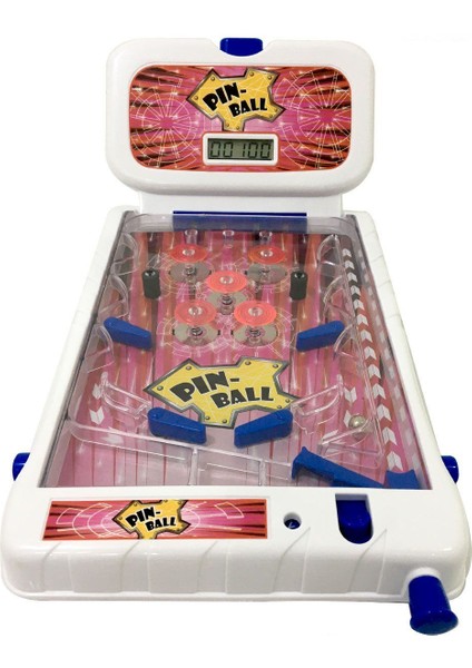 Işıklı Sesli Pilli Pinball Arcade Oyunu Kız Erkek Çocuk Oyuncak Eğitici Oyuncaklar
