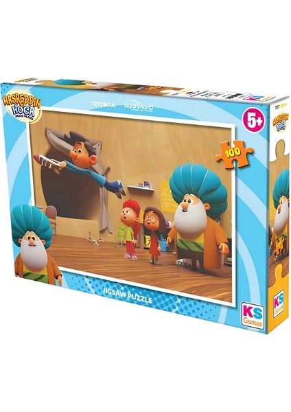 Ks Games Nasrettin Hoca 100 Parça Puzzle Kız Erkek Çocuk Oyuncak Eğitici Oyuncaklar