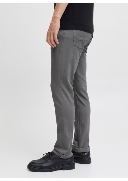 Normal Bel Slim Fit Gri Erkek Denim Pantolon 12279182_JPSTGLENN Orıgınal 014 modelleri