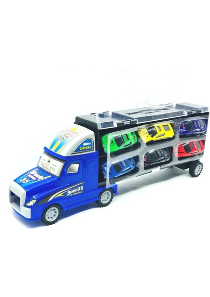 Taşınabilir Die Cast Metal Araçlı Kaydıraklı Tır Kız Erkek Çocuk Oyuncak Eğitici Oyuncaklar