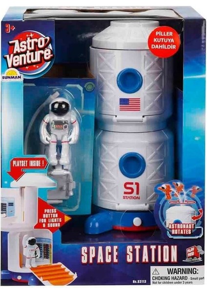 S00063113 Uzay Set Astr Venture Uzay Istasyonu-Sun Kız Erkek Çocuk Oyuncak Eğitici Oyuncaklar