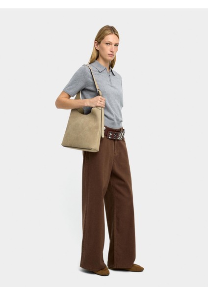 %100 Süet Deri Omuz Çantası fiyatları