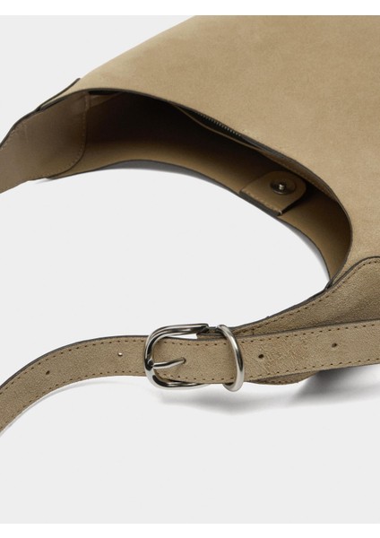 %100 Süet Deri Omuz Çantası modelleri