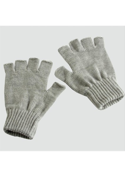 Techmrt Kesik Uçlu Eldiven-Açık Gri