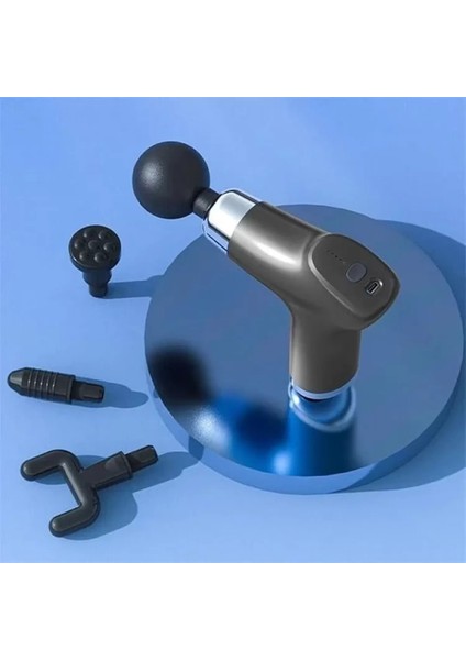 Şarj Edilebilir Küçük Yüz Tabancası Derin Doku Masaj Aleti - 6 Hız Ayarı (4915) fırsatları