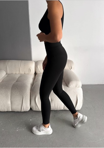 Toparlayıcı Modal Kumaş Spor Tayt modelleri