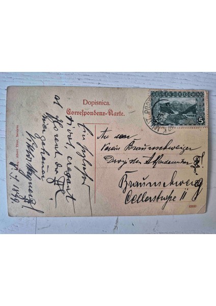 1899 Tarihli Borsa Hersek Türk Ailesi Kartpostal. Orijinal Dönemine Ait Postadan Geçmiş Pullu ve Tarih Yazılı. Çok Nadir Sarayevo Kartpostal. fiyatları
