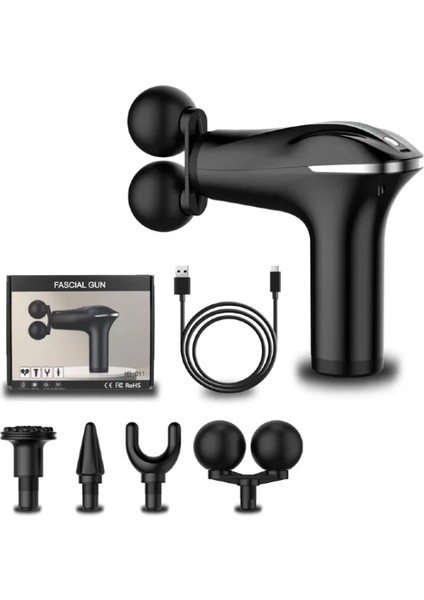 Akıllı Çipli Titreşimli Masaj Tabancası – 6 Hız Ayarlı, 4 Başlıklı, 3200 Rpm Güçlü Motor, Sessiz Taşınabilir Masaj Aleti (4915) fırsatları